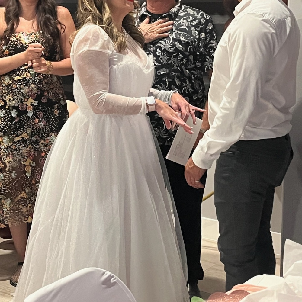 Betsey Johnson bride vibes tulle dress